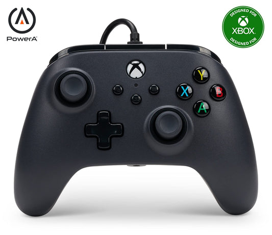 PowerA Wired Gaming Controller for Xbox Series X/S, Xbox One, PC - Black, Officially Licensed