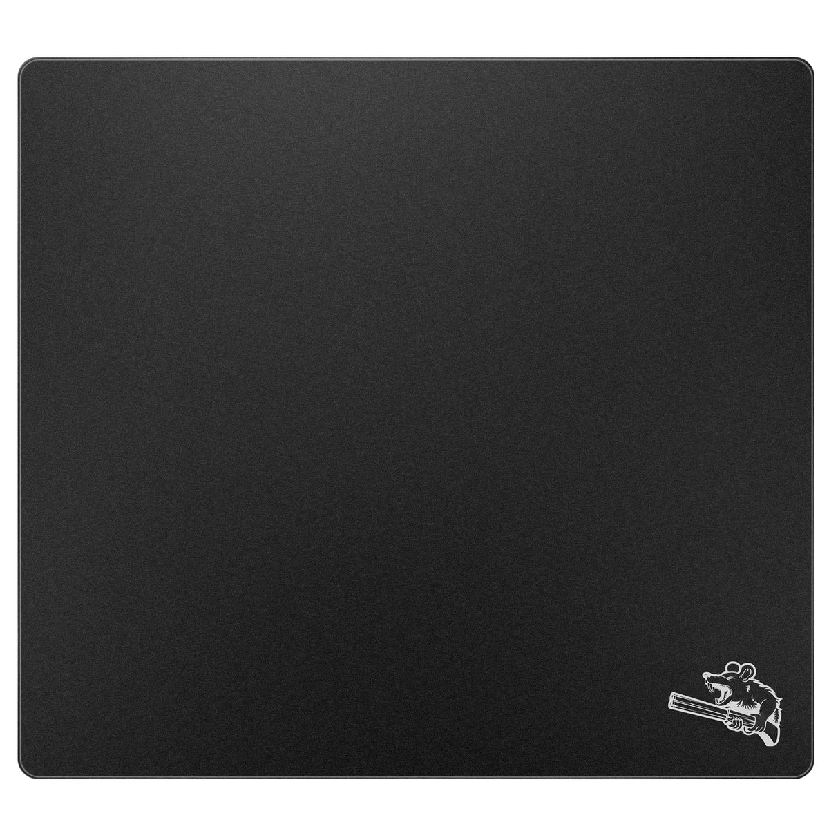 SIROOLAC Glass Gaming Mouse Pad 400mm x 500mm FPS Game Special Tempered Glass Durable 3mm Thickness Accurately and Quickly Shoot Opponents (400mm x 500mm  Black)