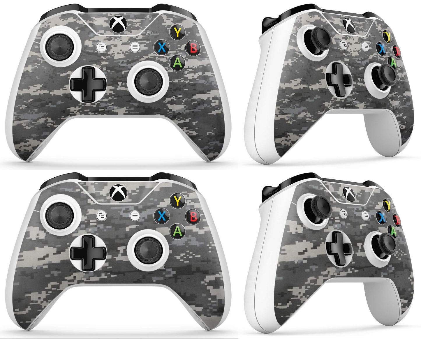 GNG Digital Camo 2 x Controller Skin Decal Sticker Skins Compatible with Xbox One S