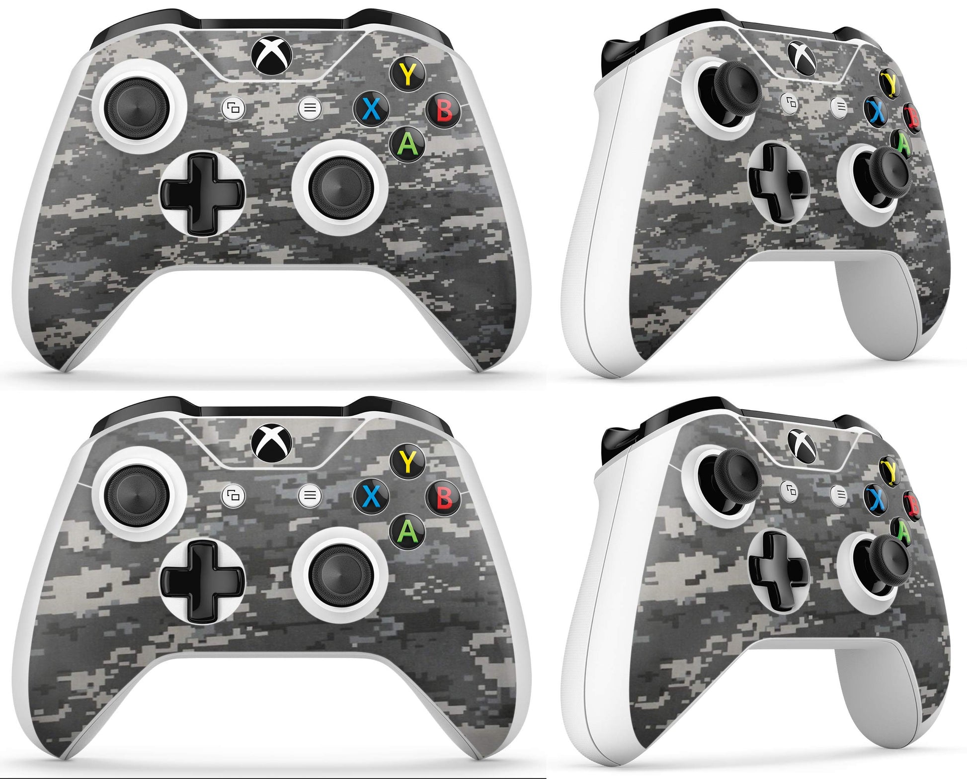 GNG Digital Camo 2 x Controller Skin Decal Sticker Skins Compatible with Xbox One S