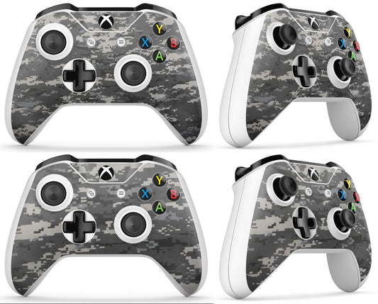 GNG Digital Camo 2 x Controller Skin Decal Sticker Skins Compatible with Xbox One S