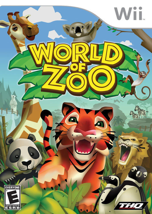 THQ World Of Zoo for Nintendo Wii - Model 30235 - Fun Animal Simulation Game