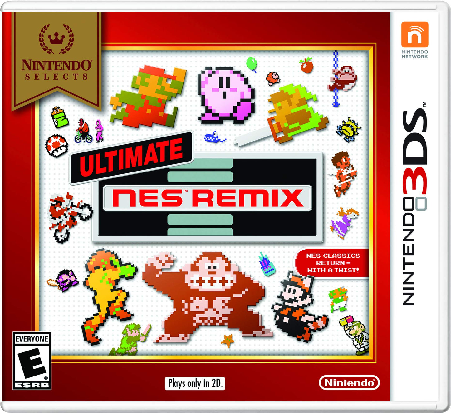 Nintendo Selects Ultimate NES Remix for 3DS - Original Version, Model CTRPBFR5