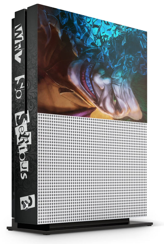 giZmoZ n gadgetZ Xbox One S Joker Console Skin Decal + 2 Controller Skins, Vinyl, Joker From Batman, XBS Joker Skins
