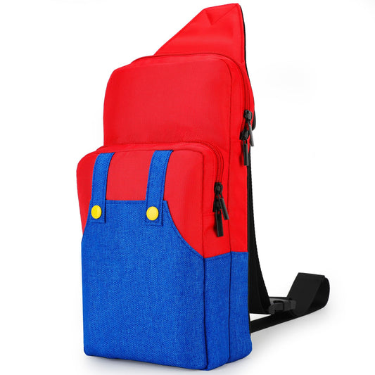Owngen Cute Tpartyl Bag for Nintendo Switch/ Lite / OLED  Portable Small Sling Crossbody Shoulder Carrying Storage Backpack for NS Consolo  Charging Dock  Joy-Cons  Accessories for Men  Women