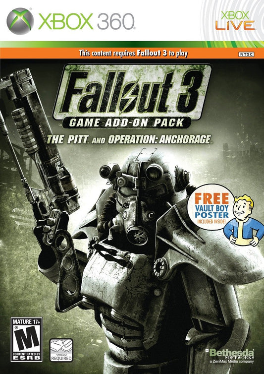 Fallout 3 Game Add-On Pack: The Pitt and Operation Anchorage - Xbox 360 (Renewed)