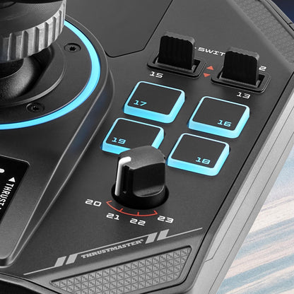 Thrustmaster Sol-R5 Base for Detachable Joystick - Flight Simulation, PC Compatible, Black, Model 2960948