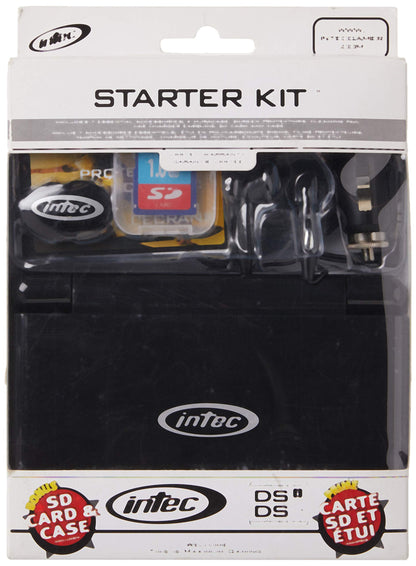 Intec DSi Starter Kit 7 Pack - Black, Model G1984, Essential Accessories for Nintendo DSi