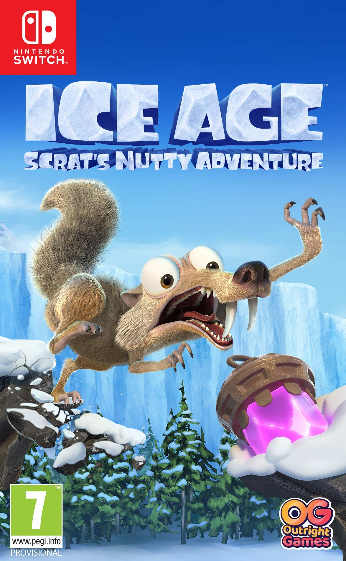 Bandai Namco Ice Age: Scrats Nutty Adventure for Nintendo Switch - Model 113099 - Black Color