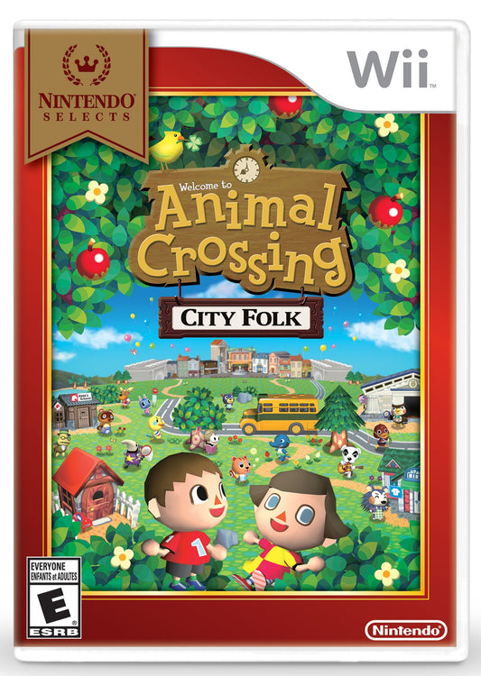 Nintendo Selects Animal Crossing: City Folk - Wii Standard Edition, Model RVLPRUU2