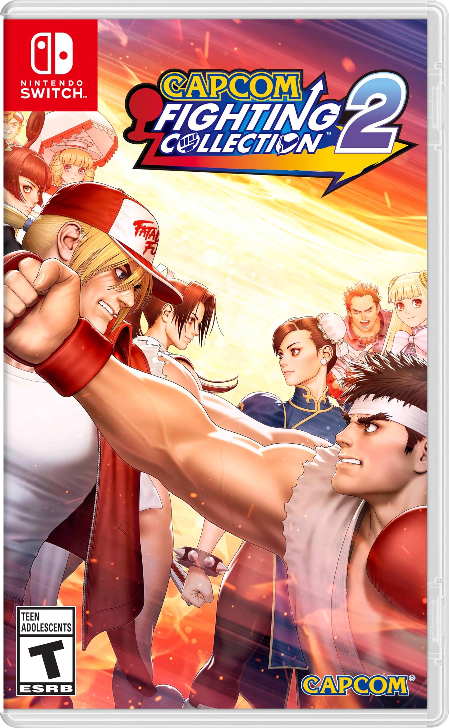 Capcom Fighting Collection 2 for Nintendo Switch - Model 41045 - Classic Fighting Games Collection