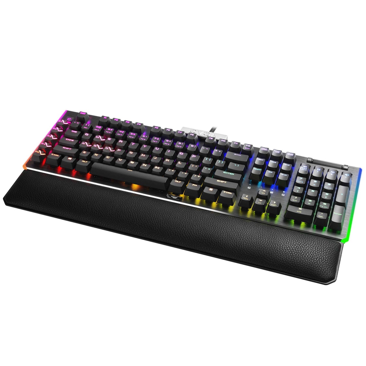EVGA USB Z20 RGB Optical Mechanical Gaming Keyboard, Clicky Switches, Black, Model 812-W1-20US-KR