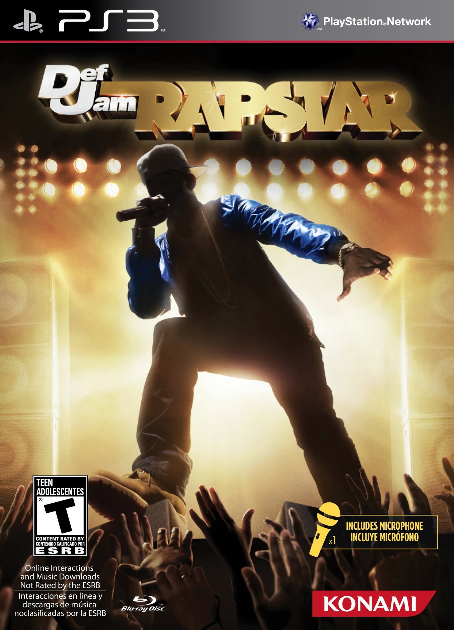 Konami Def Jam Rapstar Bundle for Playstation 3 - Model 25112, Ultimate Music Gaming Experience