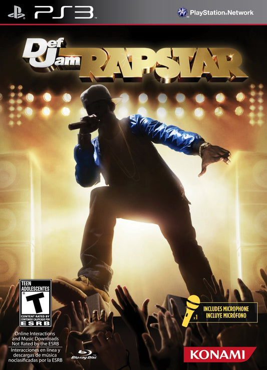 Konami Def Jam Rapstar Bundle for Playstation 3 - Model 25112, Ultimate Music Gaming Experience