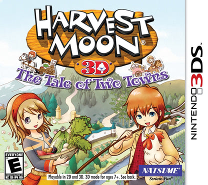 Natsume Harvest Moon: Tale of Two Towns - Nintendo 3DS Game, Model 719593140054