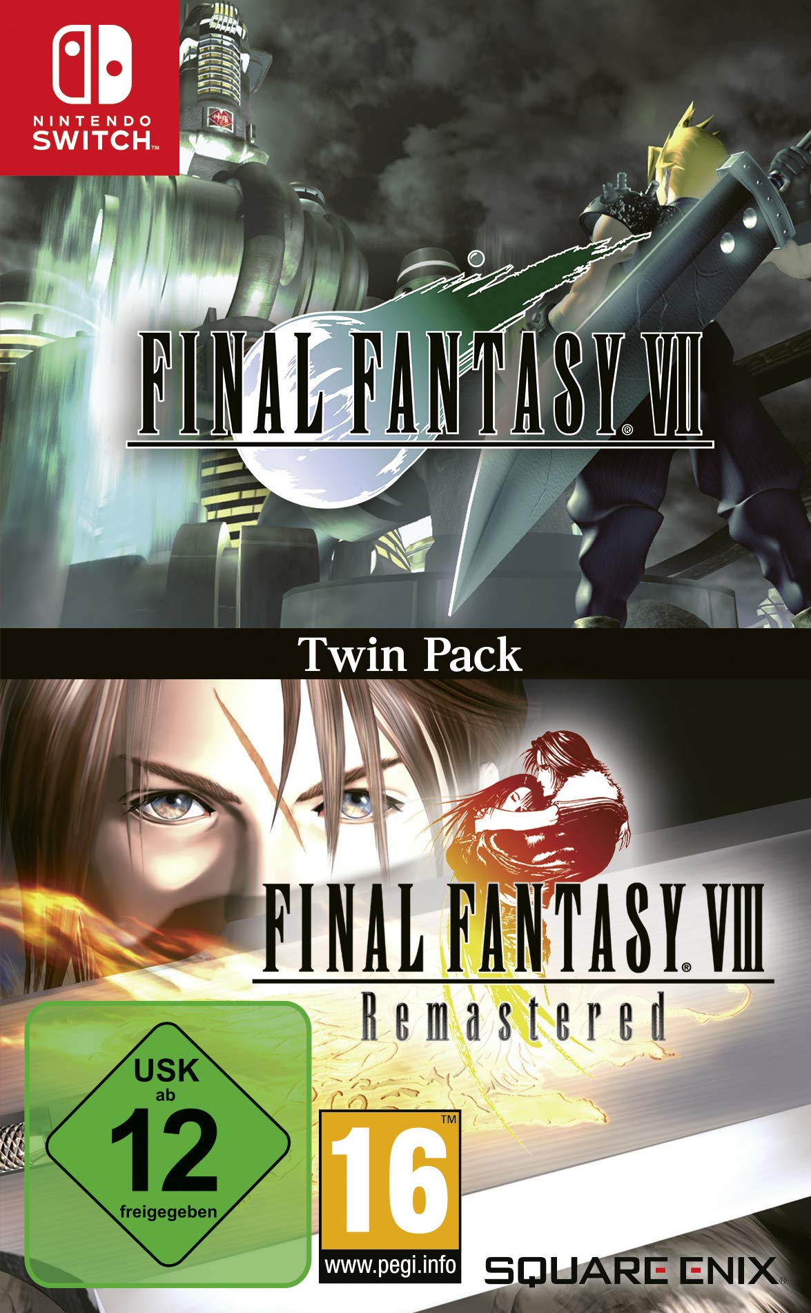 Final Fantasy VII & Final Fantasy VIII Remastered Twin Pack (Switch)