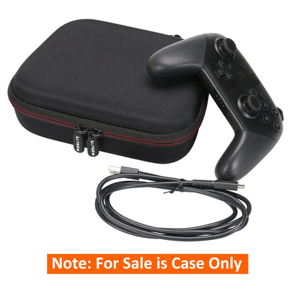 LTGEM EVA Hard Carrying Case for Nintendo Switch Pro Controller, Black, Model CS417