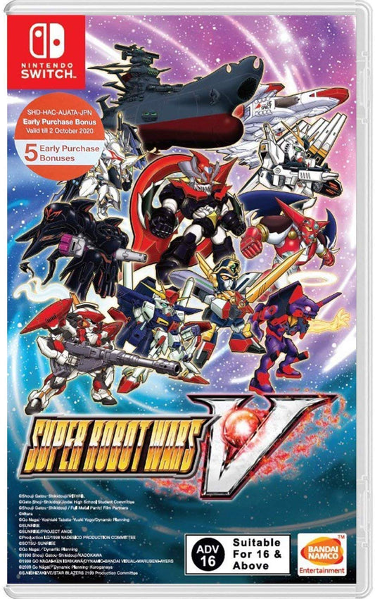 Namco Bandai Super Robot Wars V (Game in English) Nintendo Switch