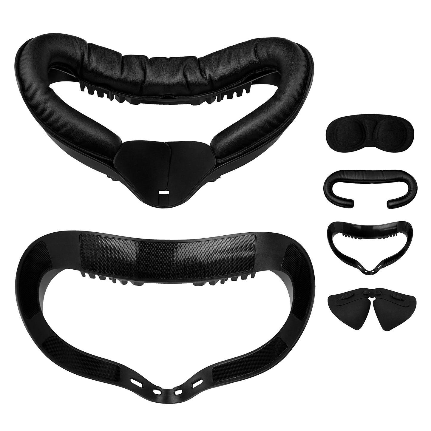 DTianSir VR Facial Interface for Oculus Quest 2 Removable Facial Interface Bracket VR Accessories Set with Nose Pad Foam Face Covers Lens Cover