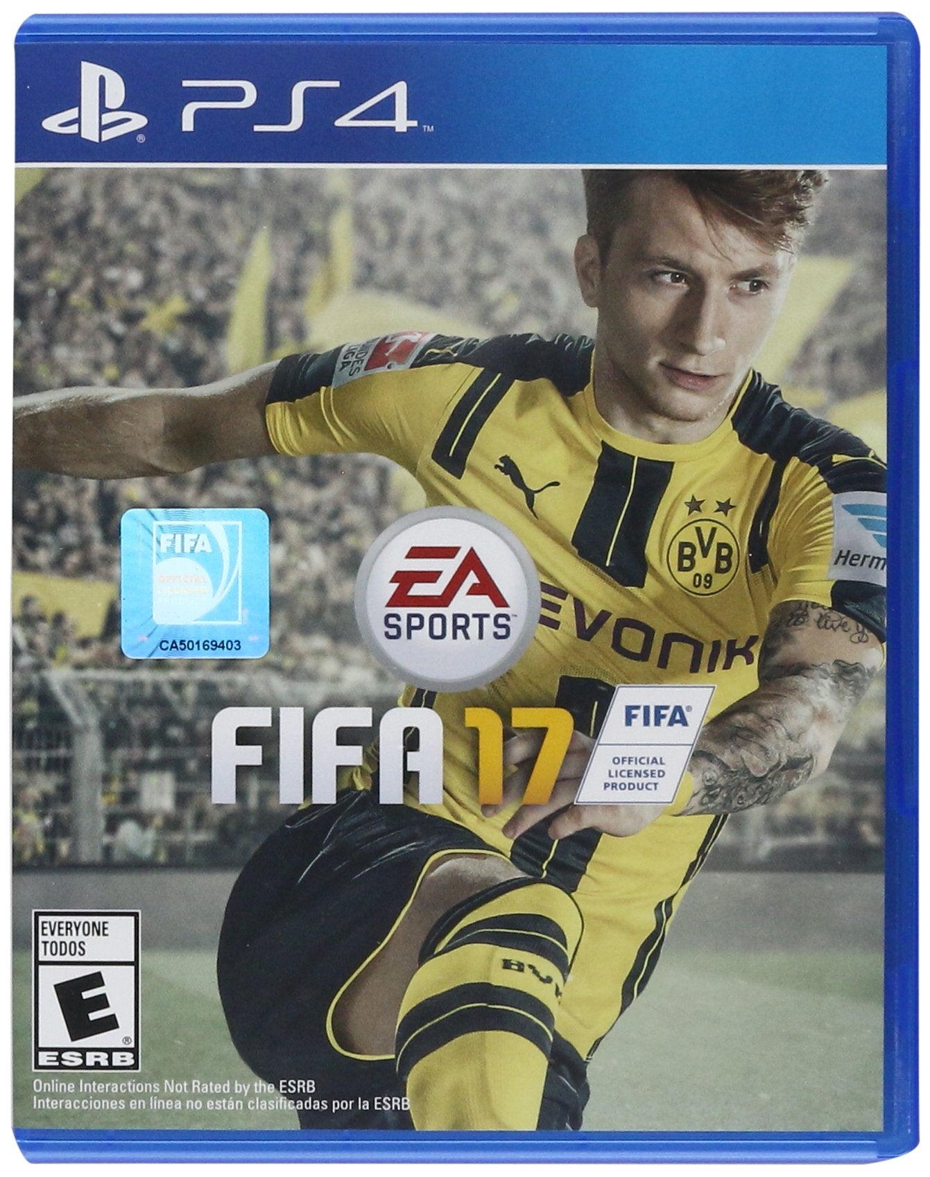 Electronic Arts FIFA 17 - PlayStation 4 Game, Model 36871, Exciting Soccer Action, Ultimate Team & Career Modes