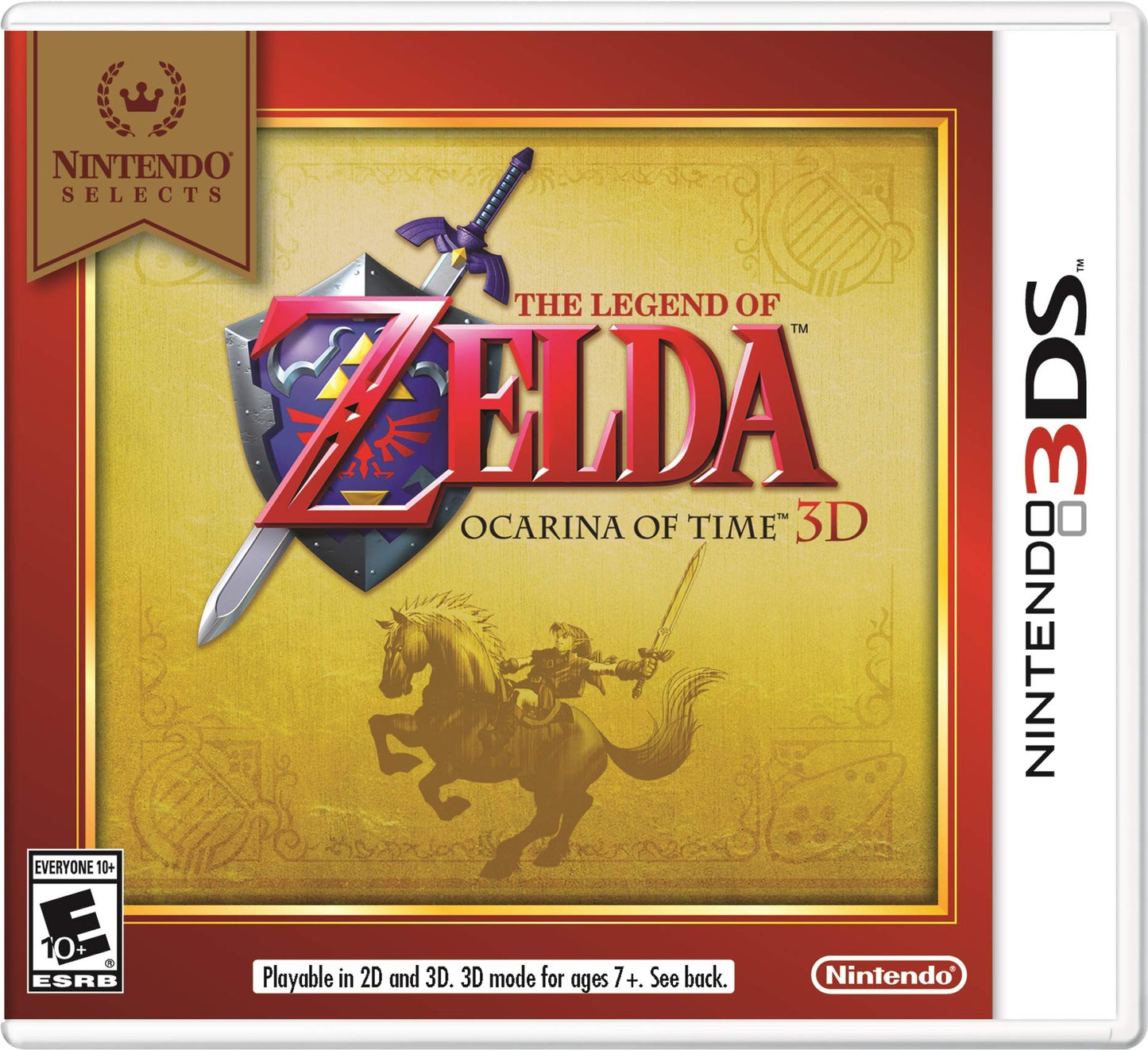 Nintendo 3DS: The Legend of Zelda: Ocarina of Time 3D - Standard Edition, Original Version, Model CTRPAQE2