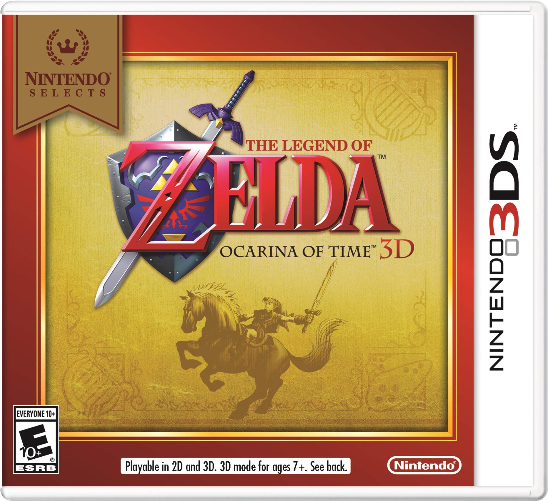 Nintendo 3DS: The Legend of Zelda: Ocarina of Time 3D - Standard Edition, Original Version, Model CTRPAQE2
