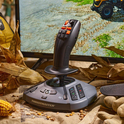 Thrustmaster SimTask Farmstick XBOX Edition 3-Axis Joystick for Farm Simulation Gaming - Grey, Compatible with XBOX & PC