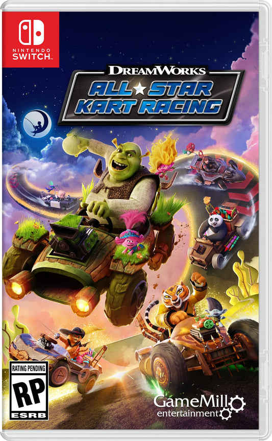 Game Mill DreamWorks All-Star Kart Racing for Nintendo Switch - Fun Racing Game, Model 0810110660779