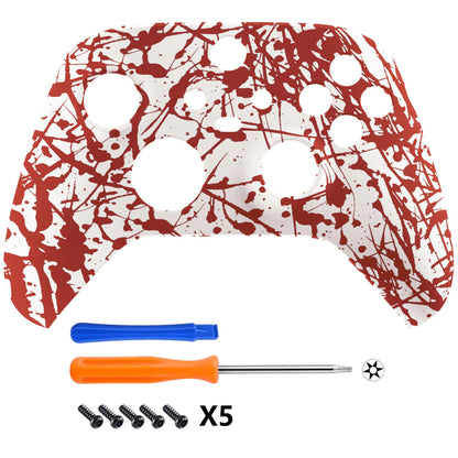 eXtremeRate Xbox Series X & S Controller Replacement Shell - Blood Scary-Theme Housing Cover, Model FX3S205
