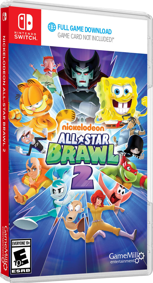 Game Mill Nickelodeon All Star Brawl 2 for Nintendo Switch - Code in Box
