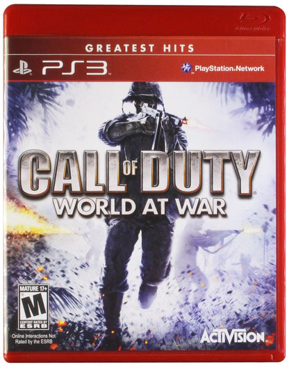 ACTIVISION Call of Duty: World at War Greatest Hits - PS3 Game, One Size, One Color, Model 047875832794