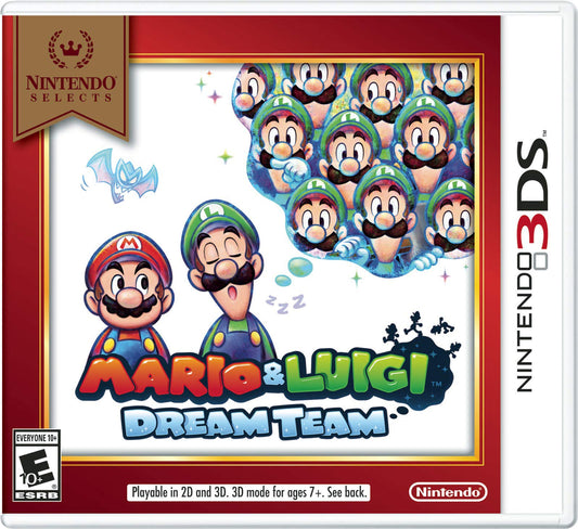 Nintendo Selects Mario & Luigi: Dream Team - Nintendo 3DS, Model CTRPAYM4, Adventure RPG Game
