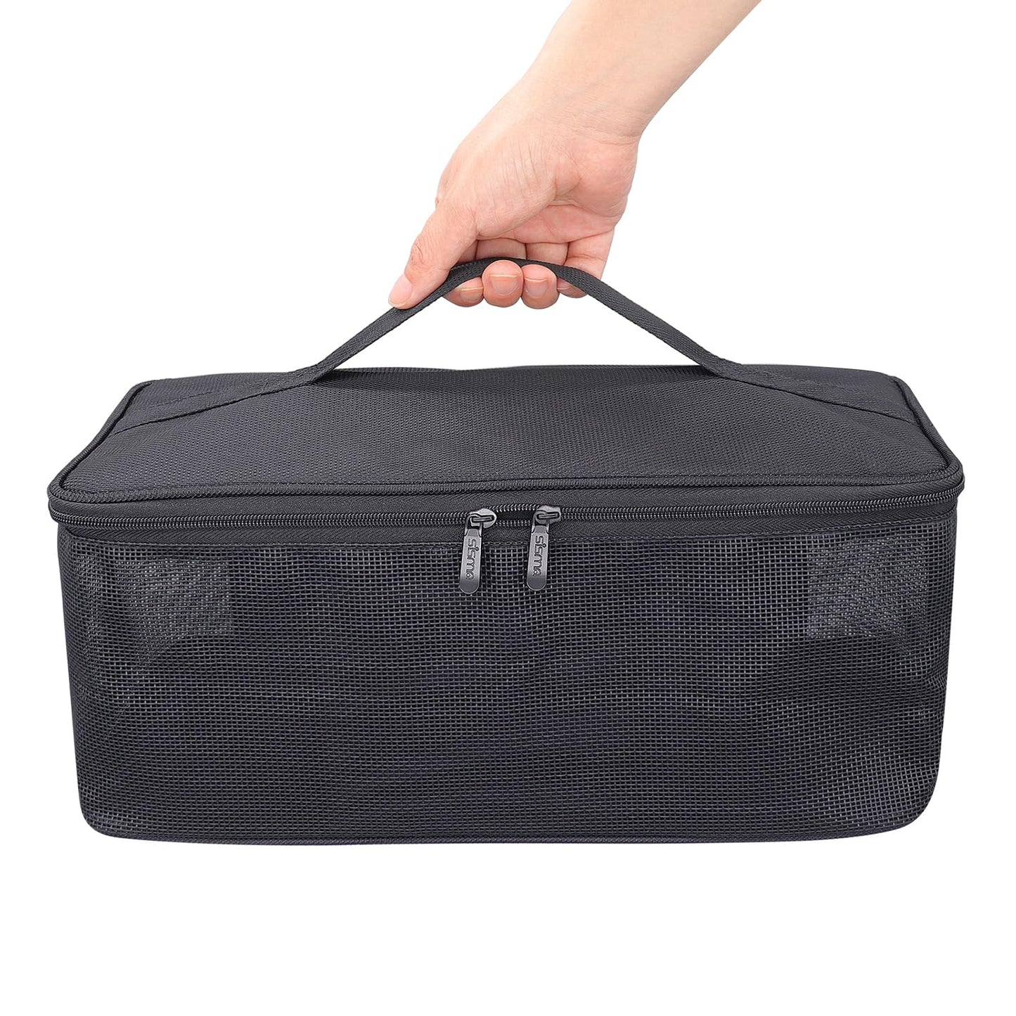 sisma Video Games Storage Bag for Xbox PS5 PS4, Holds 23-27 Discs, Black, Polyester, Model SVG2021031GC