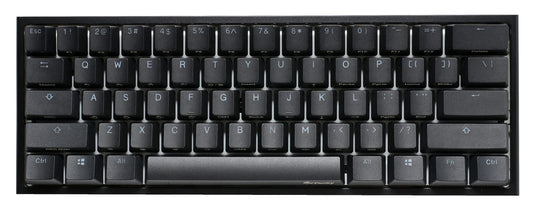 Ducky One 2 Pro 60% Mechanical Keyboard: Quack Mechanics Dampening  Kailh Box White Switches  High-Density PBT doubleshot Keycaps  RGB  US  Black