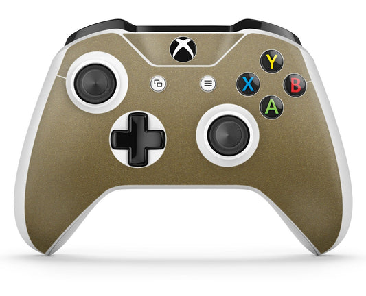1 x Metallic Gold Compatible with Xbox One S Controller Skins Full Wrap Vinyl Sticker