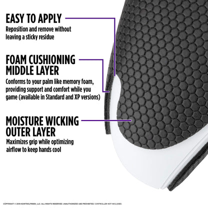 KontrolFreek Performance Grips for Xbox One/Series X - Nightfall Black, Model KFGRIPSXB1