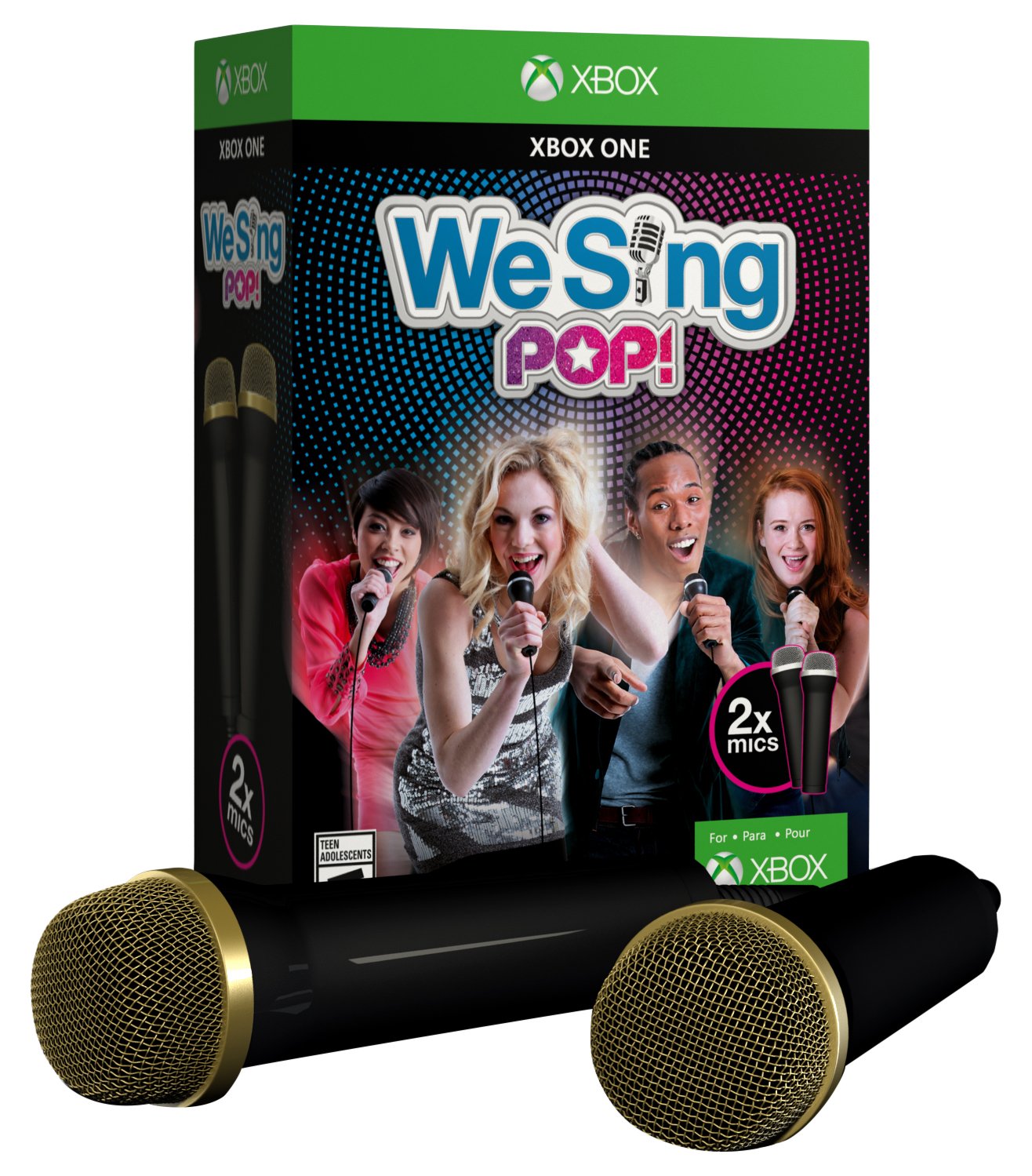 THQ Nordic We Sing Pop! 2-Mic Karaoke Game for Xbox One - Model 21182