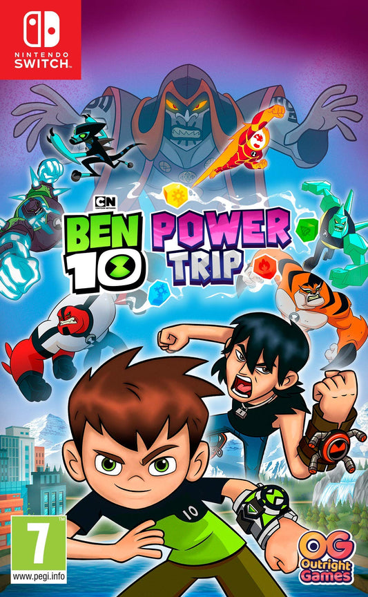 BANDAI NAMCO Entertainment Ben 10: Power Trip for Nintendo Switch - Action Adventure Game, Model 114206