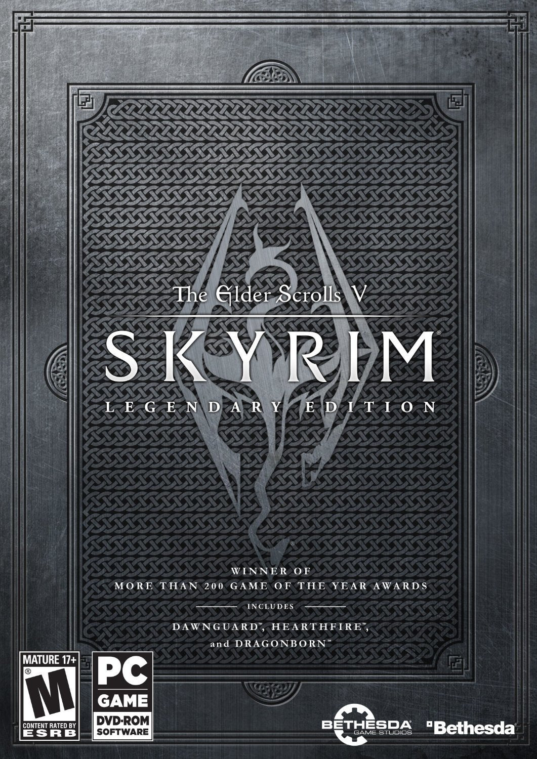 Bethesda The Elder Scrolls V: Skyrim - PC Legendary Edition, Model 11899, Grey Color