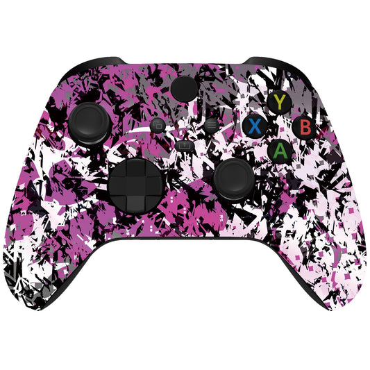 Custom Controllerzz Wireless Controller for Xbox Series X/S & One - Soft Touch Feel, X/S Shadow Bloom