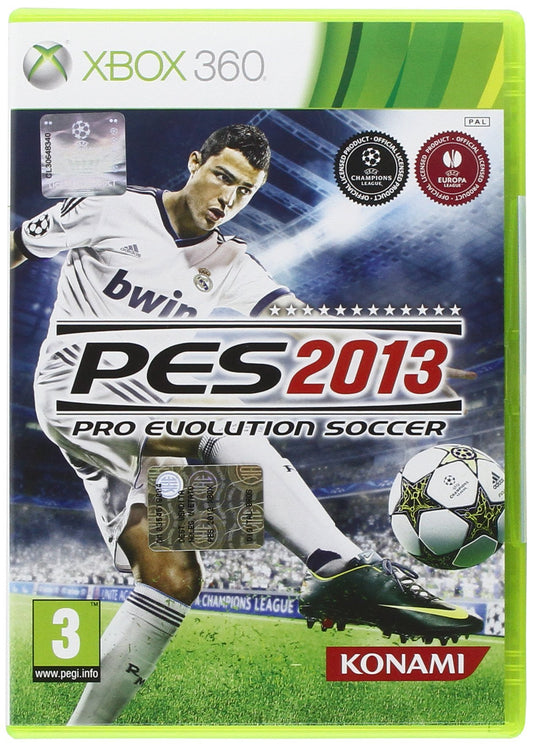 Konami Pro Evolution Soccer 2013 Xbox Game - Model SX2P23 - White Color