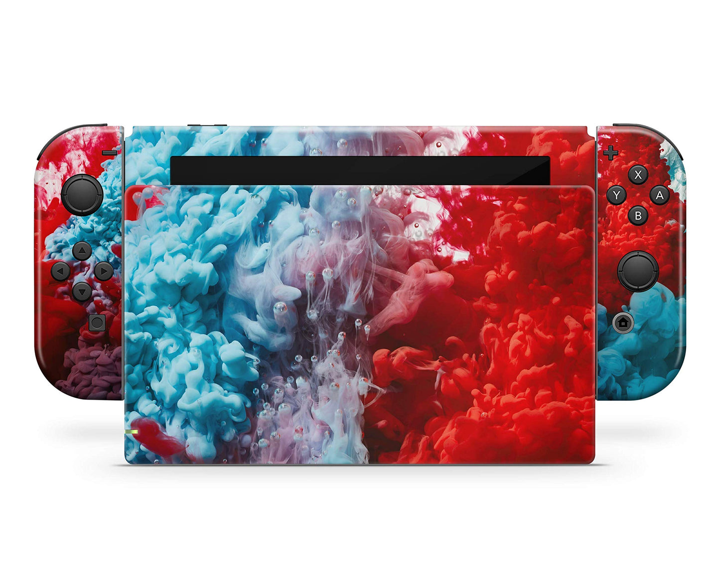 giZmoZ n gadgetZ Vinyl Skin Decal for Nintendo Switch - Colour Explosion Design, Compatible with Console & Controller, Model GNG-Switch-CO-EXP-SKINS