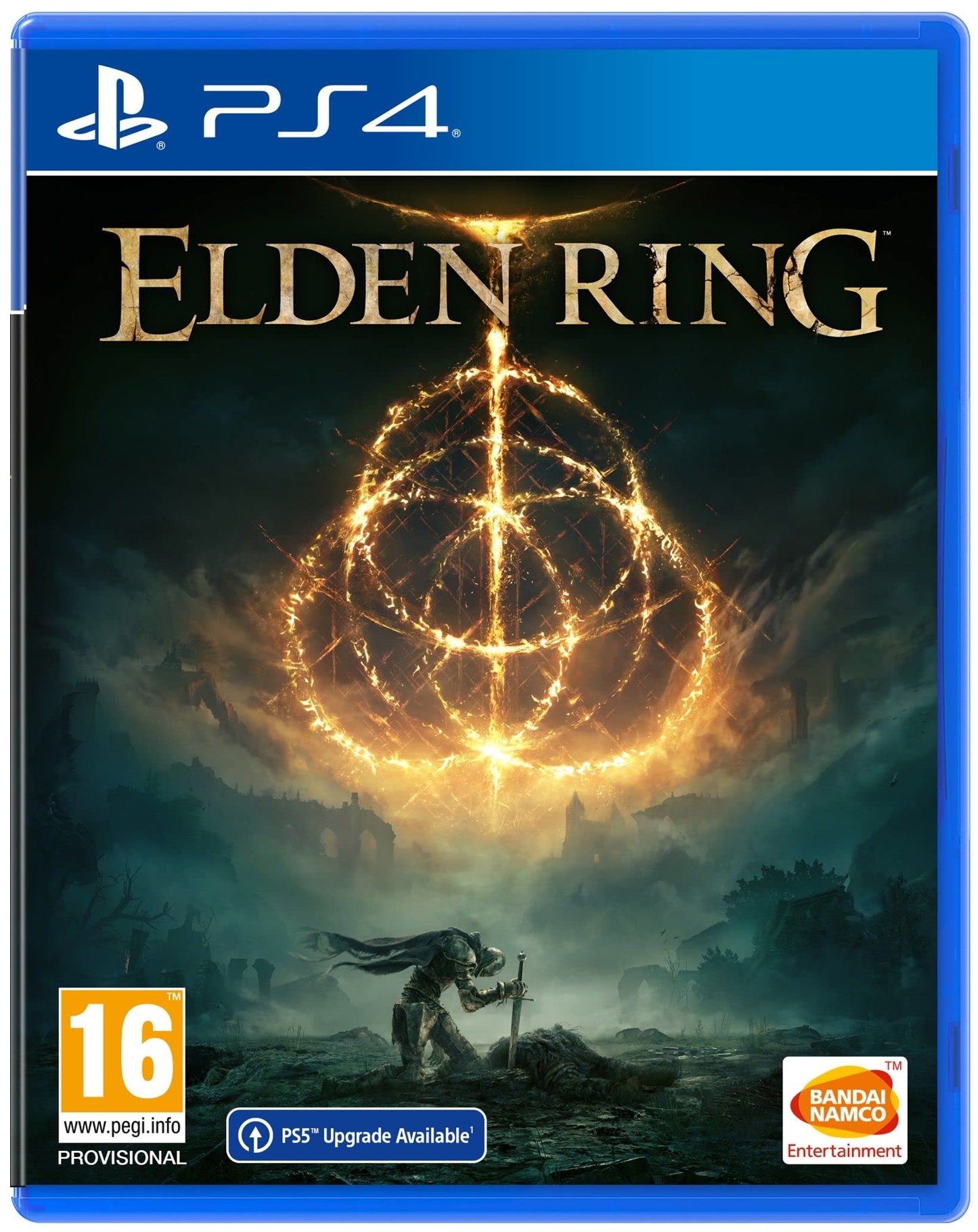 BANDAI Elden Ring PS4 Game - Action RPG, Black, Model 3391892017373
