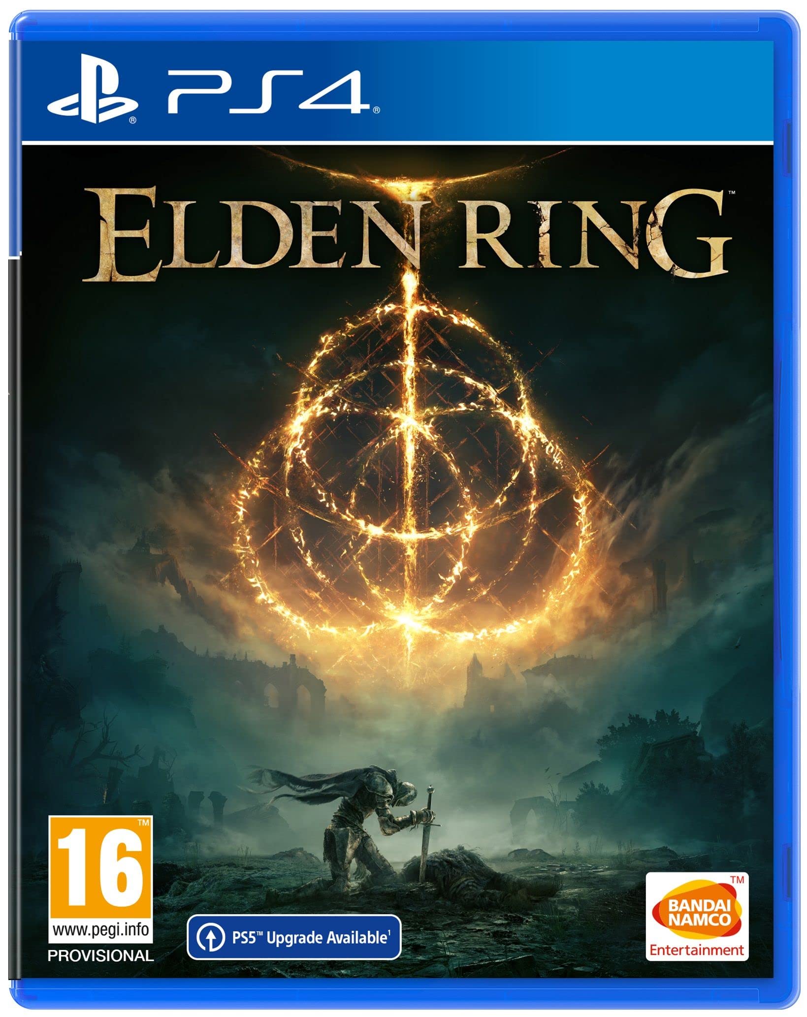 BANDAI Elden Ring PS4 Game - Action RPG, Black, Model 3391892017373