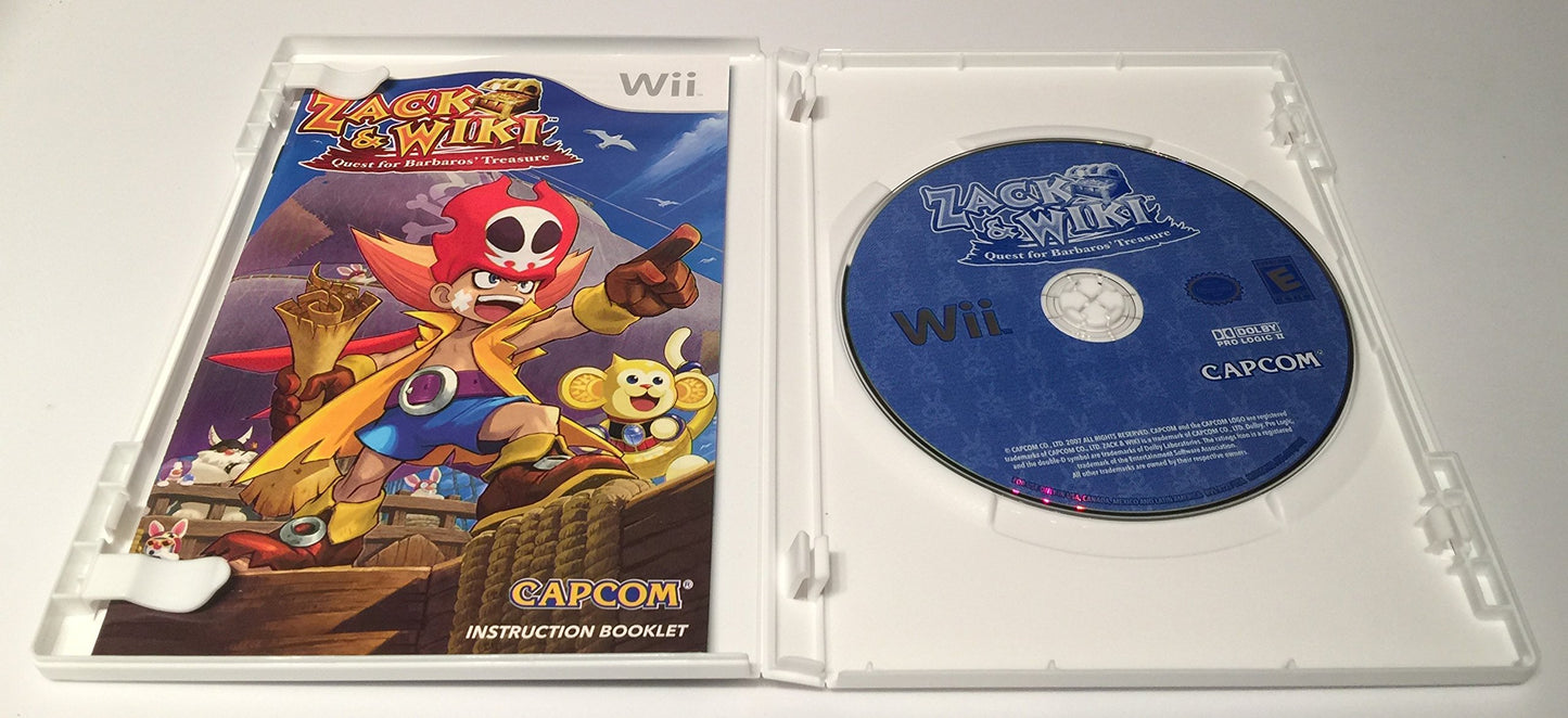 Capcom Zack & Wiki: Quest for Barbaros’ Treasure - Nintendo Wii Adventure Game