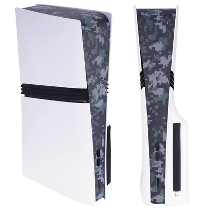 PlayVital Dust Filter & Silicone Plug Set for PS5 Pro Console, Urban Digital Camo, Anti-Dust Protection Accessories