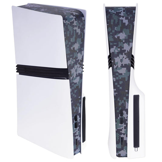 PlayVital Dust Filter & Silicone Plug Set for PS5 Pro Console, Urban Digital Camo, Anti-Dust Protection Accessories