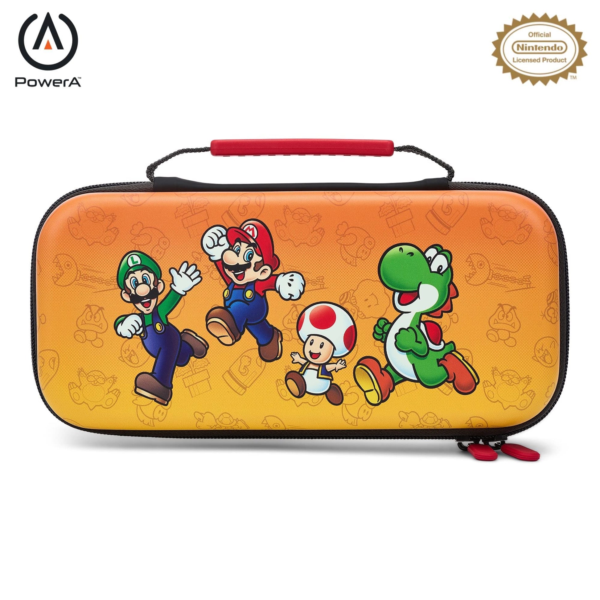 PowerA Protection Case for Nintendo Switch - OLED Model, Mario and Friends Design, Standard Size, Officially Licensed Gaming Accessories