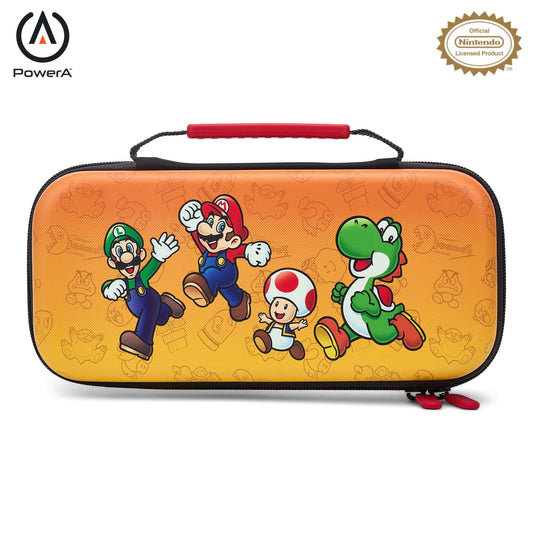 PowerA Protection Case for Nintendo Switch - OLED Model, Mario and Friends Design, Standard Size, Officially Licensed Gaming Accessories