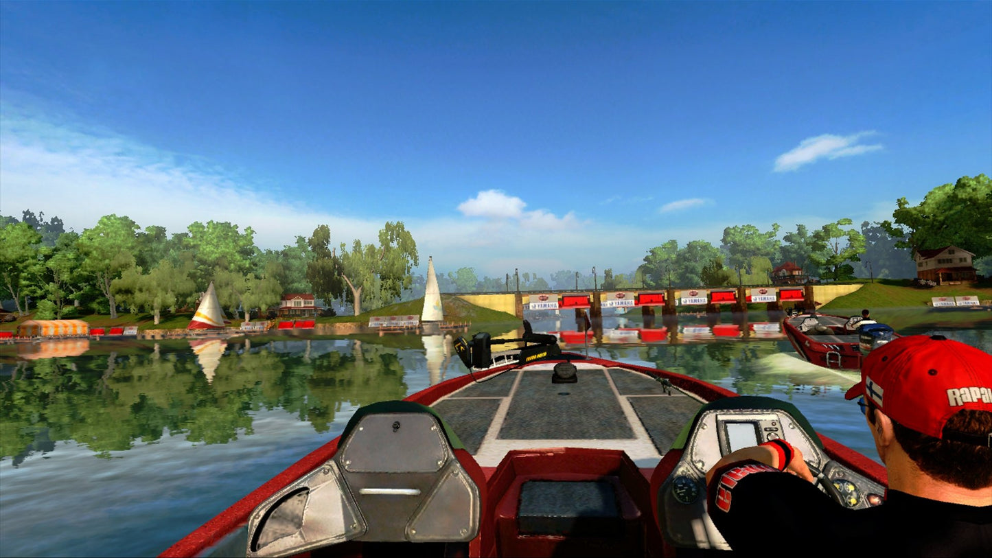 ACTIVISION Rapala Pro Bass Fishing Game with Rod Peripheral - Nintendo Wii, Model 76409